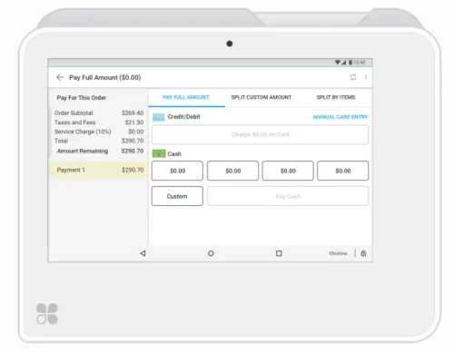 Clover accept credit cards point of sale system