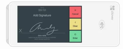 Clover accept credit cards point of sale system